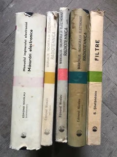 MANUALUL INGINERULUI ELECTRONIST. MASURARI ELECTRONICE - EDMOND NICOLAU SI S.STEFANESCU,5 VOLUME
