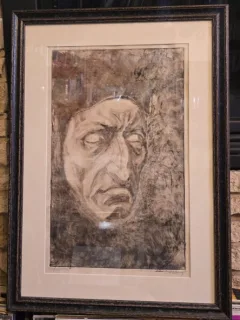 Tablou Marcel Chirnoaga - Dante (monotip)