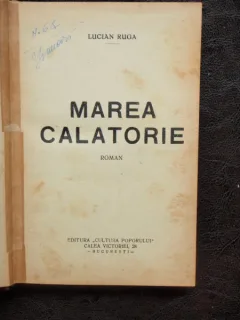 MAREA CALATORIE - LUCIAN RUGA