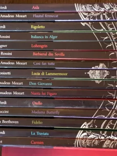Mari spectacole de opera - set 15 DVD, CD si libret.