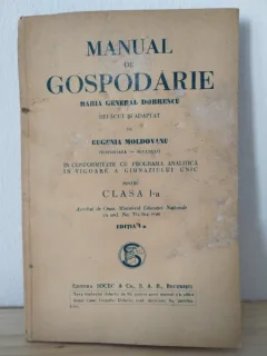 Maria General Dobrescu - Manual de Gospodarie. Pentru clasa I-a