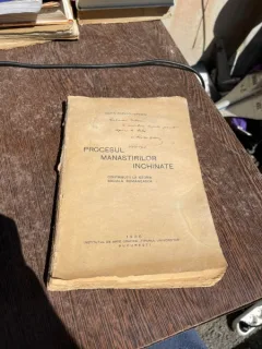 Marin Popescu Spineni - Procesul manastirilor inchinate (cu dedicatie)