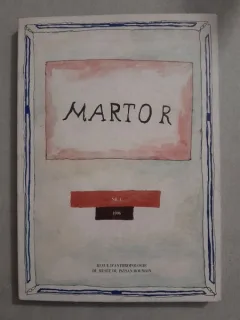 Martor nr.1/1996, revue d'anthropologie du musee du paysan roumain