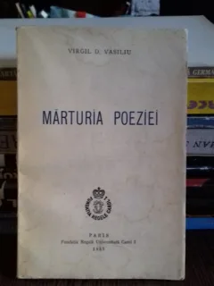 MARTURIA POEZIEI - VIRGIL D. VASILIU
