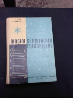 Masini si instalatii frigorifere - A. Savu