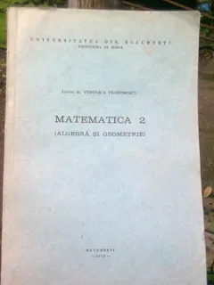 MATEMATICA 2 - VERONICA TEODORESCU  (ALGEBRA SI GEOMETRIE)