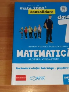MATEMATICA, ALGEBRA, GEOMETRIE-ANTON NEGRILA -MARIA NEGRILA