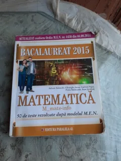 MATEMATICA, BACALAUREAT 2015, COLECTIV DE AUTORI