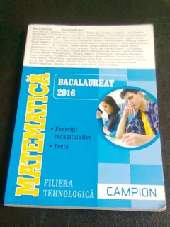 MATEMATICA BACALAUREAT 2016 - MARIUS BURTEA