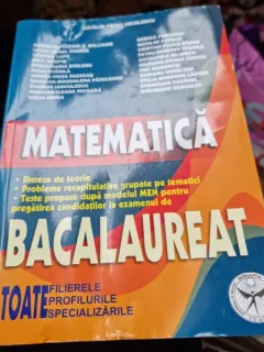 Matematica. Bacalaureat. Toate filierele, profilurile, specializarile - Catalin Petru Nicolescu