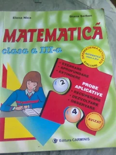 MATEMATICA CLASA A III-A - ELENA NICA