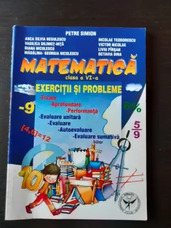 MATEMATICA CLASA A VI-A, EXERCITII SI PROBLEME - PETRE SIMION