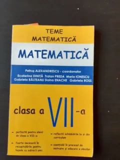 MATEMATICA CLASA A VII-A - PETRUS ALEXANDRESCU