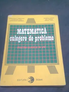 MATEMATICA CULEGERE DE PROBLEME - CARBUNARU