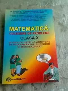 MATEMATICA, CULEGERE DE PROBLEME CLASA X-A - A. GHIOCA