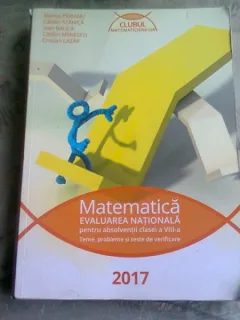 MATEMATICA, EVALUARE NATIONALA  2017- MARIUS PERIANU