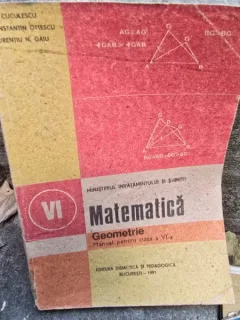 Matematica geometrie, manual pentru clasa a VI-a - Ion Ciuculescu