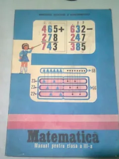 MATEMATICA. MANUAL PENTRU CLASA A III-A - DUMITRU ROSCA 1986