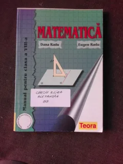 Matematica manual pentru clasa a VIII-a - Dana Radu