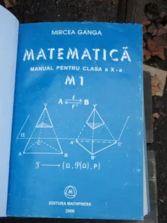 MATEMATICA MANUAL PENTRU CLASA A X-A M1 - MIRCEA GANGA