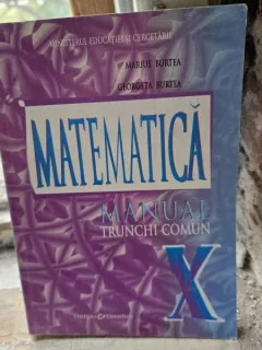 Matematica, manual pentru clasa a X-a, trunchi de con - Marius Burtea