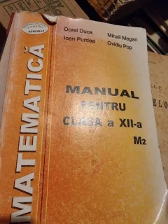 MATEMATICA, MANUAL PENTRU CLASA A XII-A - DOREL DUCA
