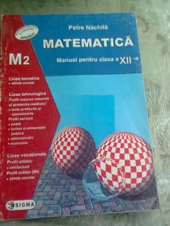Matematica Manual pentru clasa a XII-a, Petre Nachila