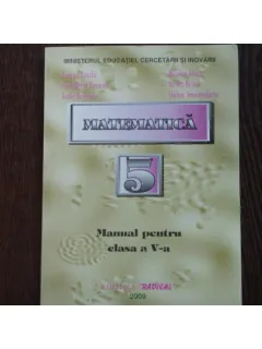 MATEMATICA PENTRU CLS. V-A - GEORGE TURCITU