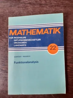 MATEMATICA PENTRU INGINERI, ECONOMISTI, AGRONOMI - A.  GOPFERT  (TEXT IN LIMBA GERMANA)