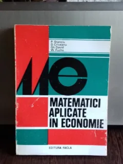 MATEMATICI APLICATE IN ECONOMIE - P. STANCIU