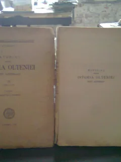 MATERIAL PENTRU ISTORIA OLTENIEI  SUB AUSTRIECI- C. GIURESCU   VOL2 SI 3