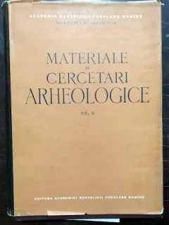 MATERIALE SI CERCETARI ARHEOLOGICE, VOLUMUL.II,1956,