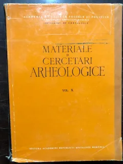 MATERIALE SI CERCETARI ARHEOLOGICE, VOLUMUL.X,1973