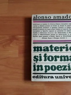 MATERIE SI FORMA IN POEZIE--ALONSO AMADO