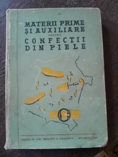 Materii prime si auxiliare pentru confectii din piele