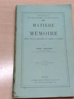 MATIERE ET MEMOIRE-HENRI BERGSON