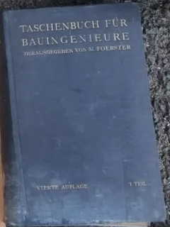 Max Foerster - Taschenbuch fur Bauingenieure