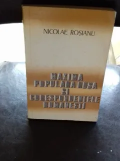 MAXIMA POPULARA RUSA SI CORESPONDENTELE ROMANESTI - NICOLAE ROSIANU