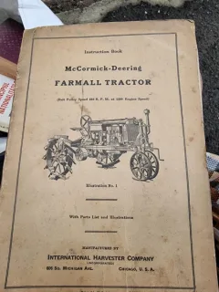 McCormick-Deering Farmall Tractor Model