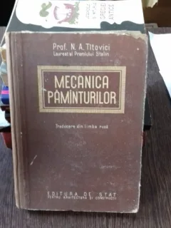 MECANICA PAMINTURILOR - N.A. TITOVICI