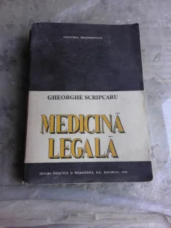 MEDICINA LEGALA - GHEORGHE SCRIPCARU