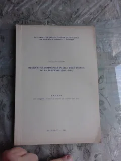 MEDIEVISTICA ROMANEASCA IN CELE DOUA DECENII DE LA ELIBERARE 1944-1964 - CONSTANTIN SERBAN  (CU DEDICATIA AUTORULUI)