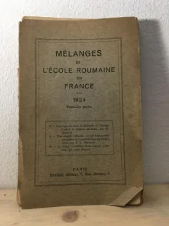 Melanges de l'Ecole Roumaine en France