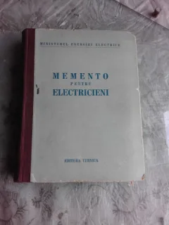 MEMENTO PENTRU ELECTRICIENI