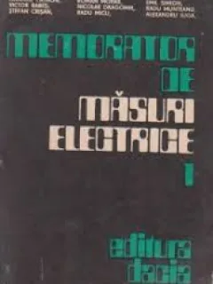 Memorator de masuri electrice volumul 1