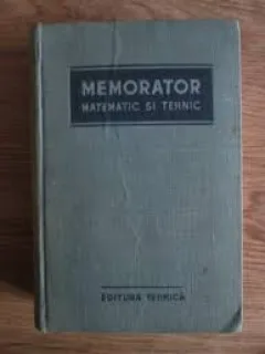 Memorator matematic si tehnic