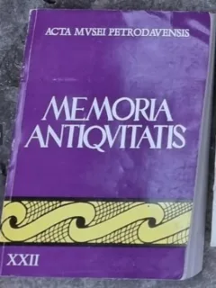Memoria Antiqvitatis Vol. XXII