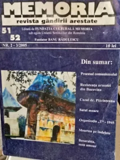 MEMORIA - REVISTA GANDIRII ARESTATE NR.3/2005