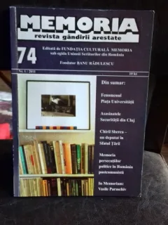 MEMORIA - REVISTA GANDIRII ARESTATE NR.1/2011
