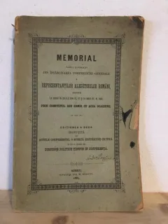 Memorial Compus si Publicat din Insarcinarea Conferentei Generale a Reprezentantilor Alegatorilor Romani, adunati la Sibiu in Dilele din 12,13 si 14 Maiu ST. N. 1881 Prin Comitetul Seu Esmis cu Acea Ocasiune.